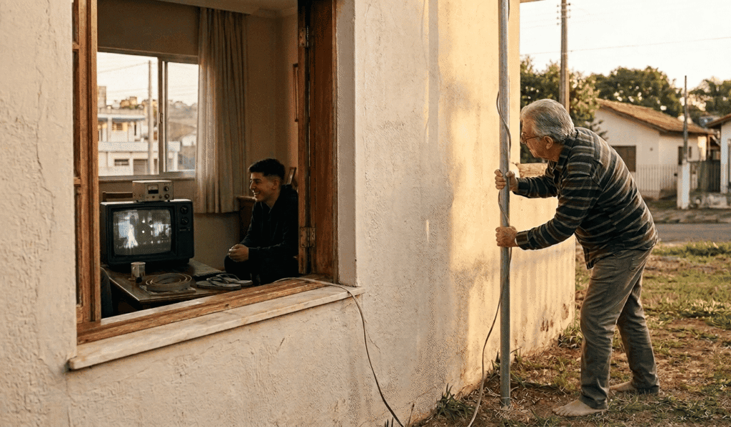 anos 70
anos 80
tv preto e branco
antena de tv